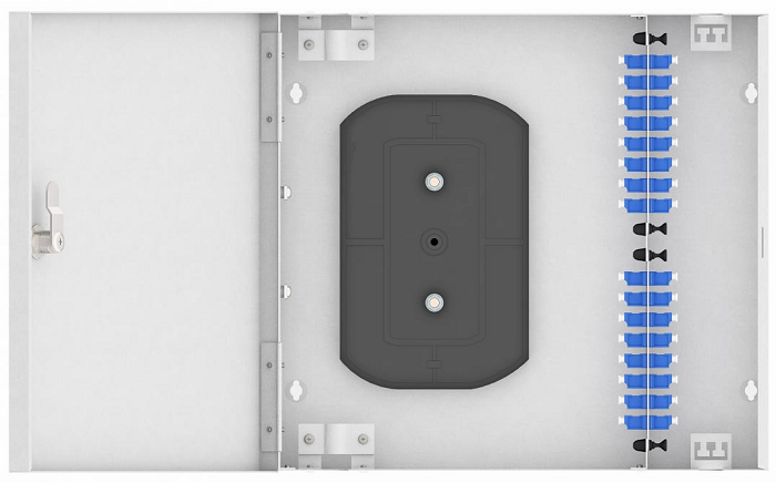 Кросс оптический настенный  TopLAN КРН-Top-32LC/U-OS2-GY 140472