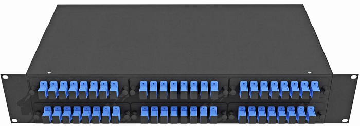 Кросс оптический стоечный  TopLAN КРС-Top-2U-48SC/U-OS2-BK 140491