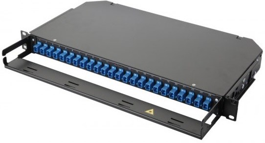 Кросс оптический стоечный 19" стационарный 1U Eurolan 47C-24-S2-SC-16-11BL 140514