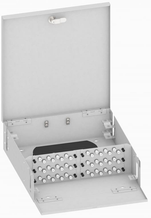 Кросс оптический настенный  TopLAN КРН-Top-48FC/U-OM2-GY 140526