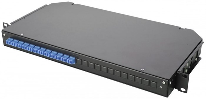 Кросс оптический стоечный 19" стационарный 1U Eurolan 47C-24-S2-2L-12-11BL 140549