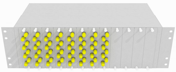 Кросс оптический стоечный  TopLAN КРС-Top-3U-64ST/U-OM2-GY 140551