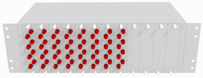 Кросс оптический стоечный  TopLAN КРС-Top-3U-72FC/U-OS2-GY 140552