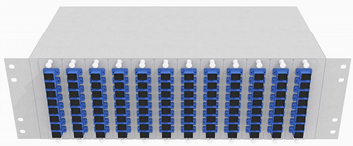 Кросс оптический стоечный  TopLAN КРС-Top-3U-96SC/U-OS2-GY 140560