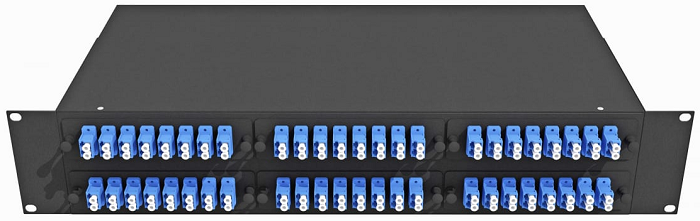 Кросс оптический стоечный  TopLAN КРС-Top-2U-96LC/U-OS2-BK 140564