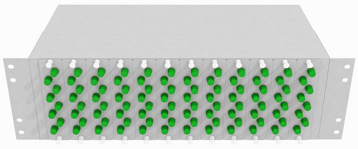 Кросс оптический стоечный  TopLAN КРС-Top-3U-96FC/A-OS2-GY 140565