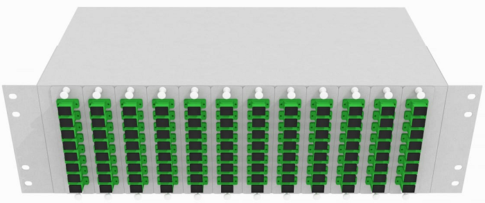 Кросс оптический стоечный  TopLAN КРС-Top-3U-96SC/A-OS2-GY 140566