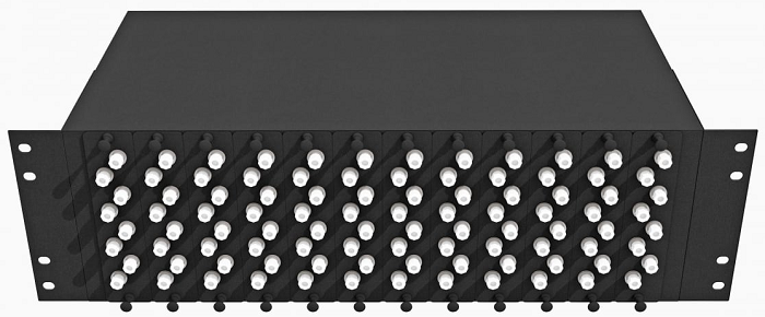 Кросс оптический стоечный  TopLAN КРС-Top-3U-96FC/U-OM2-BK 140568