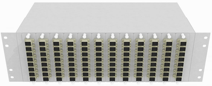Кросс оптический стоечный  TopLAN КРС-Top-3U-96SC/U-OM2-GY 140569