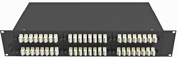 Кросс оптический стоечный  TopLAN КРС-Top-2U-96LC/U-OM2-BK 140573