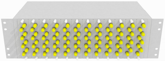 Кросс оптический стоечный  TopLAN КРС-Top-3U-96ST/U-OM2-GY 140577