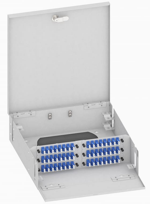 Кросс оптический настенный  TopLAN КРН-Top-96LC/U-OS2-GY 140580