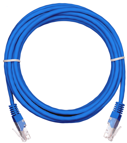 Кабель патч-корд U/UTP 5e кат. 10м Netlan EC-PC4UD55B-BC-PVC-100-BL-5 140601