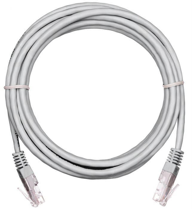 Кабель патч-корд U/UTP 5e кат. 10м Netlan EC-PC4UD55B-BC-PVC-100-WT-5 140605