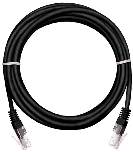 Кабель патч-корд U/UTP 5e кат. 5м Netlan EC-PC4UD55B-BC-PVC-050-BK-10 140620