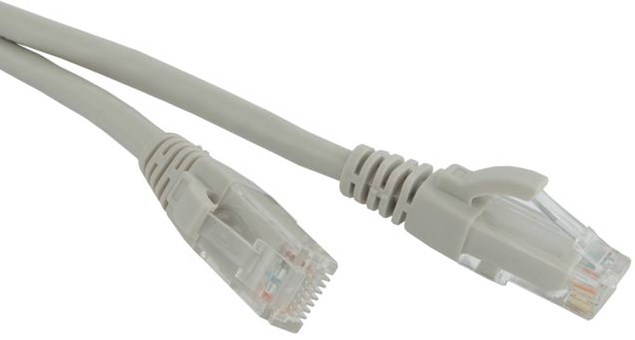 Кабель патч-корд U/UTP 6 кат. 15м Hyperline PC-LPM-UTP-RJ45-RJ45-C6-15M-LSZH-GY 140642