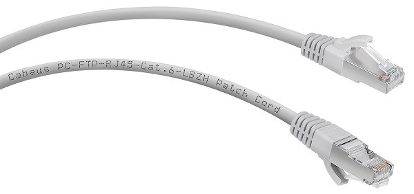 Кабель патч-корд F/UTP 6 кат. 20м Cabeus PC-FTP-RJ45-Cat.6-20m-LSZH 140647