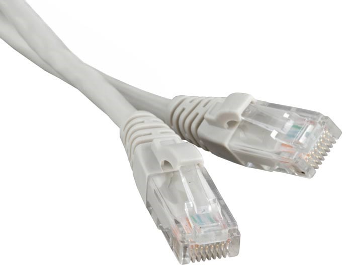 Кабель патч-корд U/UTP 6 кат. 20м Hyperline PC-LPM-UTP-RJ45-RJ45-C6-20M-LSZH-GY 140663