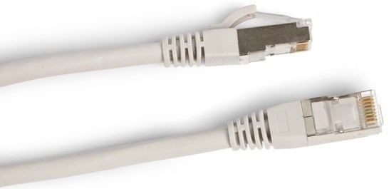 Кабель патч-корд  Hyperline PC-LPM-STP-RJ45-RJ45-C6a-15M-LSZH-GY 140683