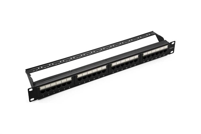 Патч-панель 19, 24xRJ45, UTP, Кат. 6 SUPRLAN 10-0427 140716
