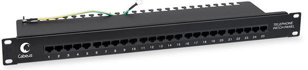 Патч-панель  Cabeus PL-25-TEL-Dual 140736