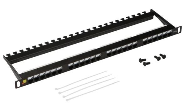 Патч-панель 19", 24xRJ45, UTP, Кат. 5е Lanmaster LAN-PPC24U5E 140755