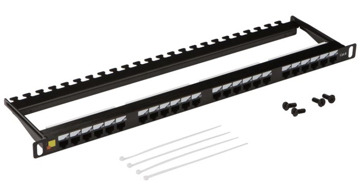 Патч-панель 19, 24xRJ45, UTP, Кат. 6 Lanmaster LAN-PPC24U6 140767