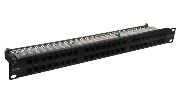 Патч-панель 19, 48xRJ45, UTP, Кат. 5е SUPRLAN 10-0406 140769