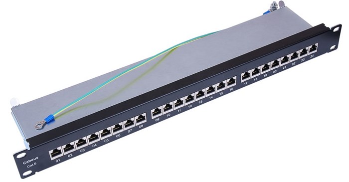 Патч-панель  Cabeus PL-24-Cat.6-SH-Dual 140783