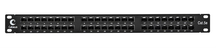 Патч-панель  Cabeus PLHD-48-Cat.5e-Dual 140785