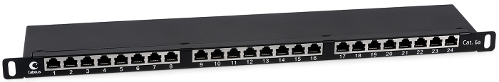 Патч-панель  Cabeus PLHD-24-Cat.6a-SH-Dual-0,5U 140797