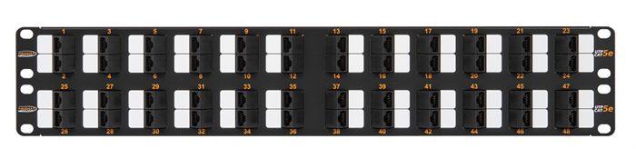 Патч-панель  NikoMax NMC-RP48UD2-AN-2U-BK 140830