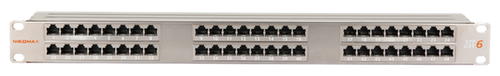 Патч-панель  NikoMax NMC-RP48SE2-HR-1U-MT 140844