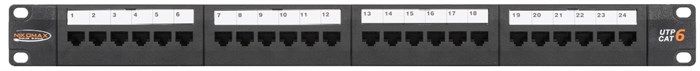 Патч-панель  NikoMax NMC-RP24UE2-FT-AN-1U-MT 140871