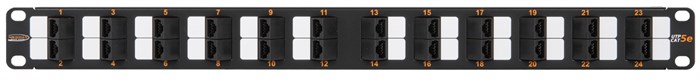 Патч-панель  NikoMax NMC-RP24UD2-FT-AN-1U-MT 140874