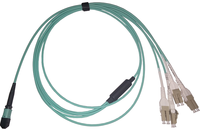 Кабель патч-корд волоконно-оптический Vimcom CA-MM50(8OM3)-LSZH-MPOf-4DLC-TypeB-7.0(5.0/2.0) 140970