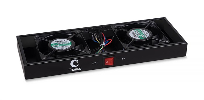 Вентиляторный модуль  Cabeus TRAY-FAN2-BK 141705