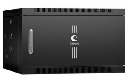 Шкаф настенный 19", 6U Cabeus SH-05F-6U60/45m-BK 141750