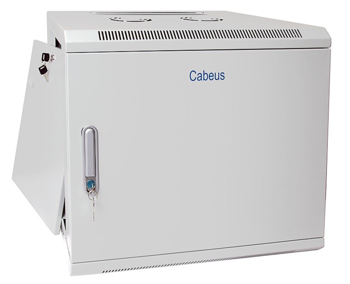 Шкаф настенный 19", 9U Cabeus SH-05F-9U60/45m 141760