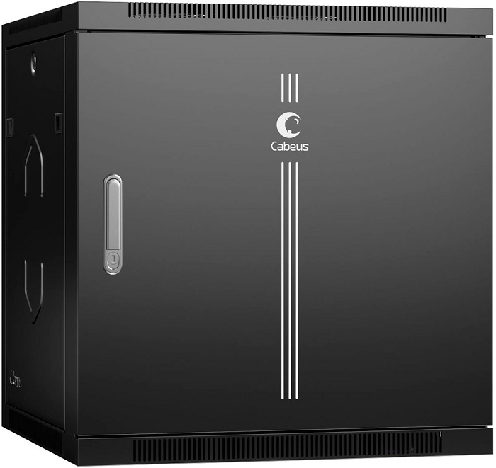 Шкаф настенный 19", 12U Cabeus SH-05F-12U60/35m-R-BK 141767