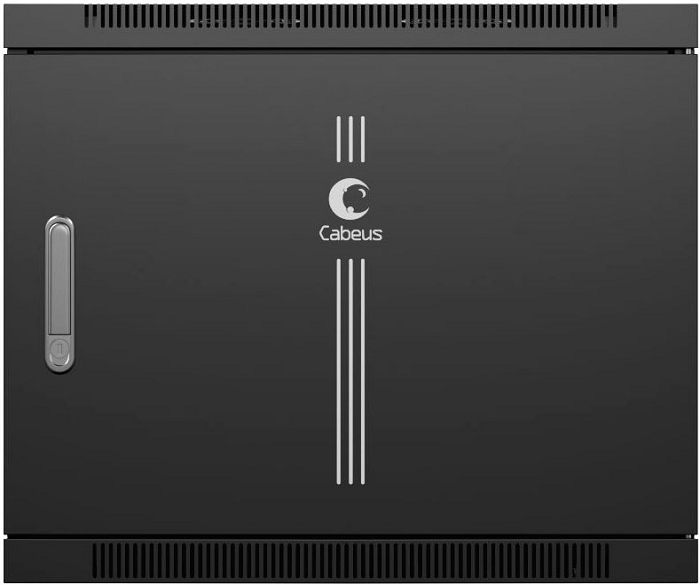 Шкаф настенный 19", 12U Cabeus SH-05F-12U60/60m-R-BK 141784