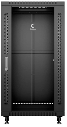 Шкаф напольный 19", 18U Cabeus SH-05C-18U60/80-BK 141831