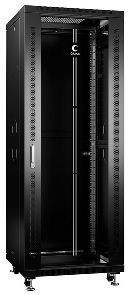 Шкаф напольный 19", 37U Cabeus SH-05C-37U60/60-BK 141854