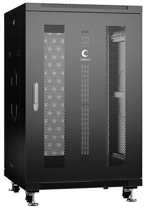 Шкаф напольный 19", 22U Cabeus ND-05C-22U60/100-BK 141859