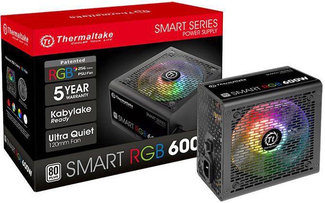 Блок;питания;ATX;Thermaltake;Smart;RGB;600W 104042