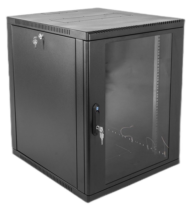 Шкаф настенный 19", 12U ЦМО ШРН-12.650-9005 142236