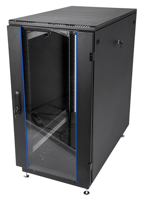 Шкаф напольный 19", 24U ЦМО ШТК-М-24.6.10-1ААА-9005 142334
