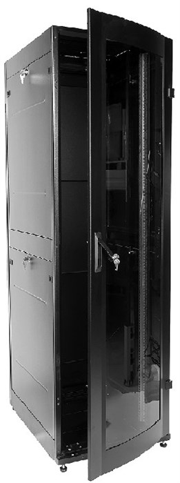 Шкаф напольный 19", 42U ЦМО ШТК-МП-42.6.8-1ААА-9005 142494
