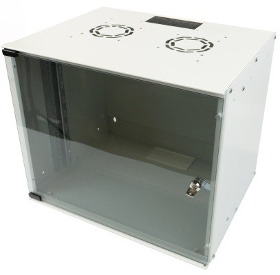 Шкаф настенный 19", 9U Filum FL-SO-0954GW-GY 142896