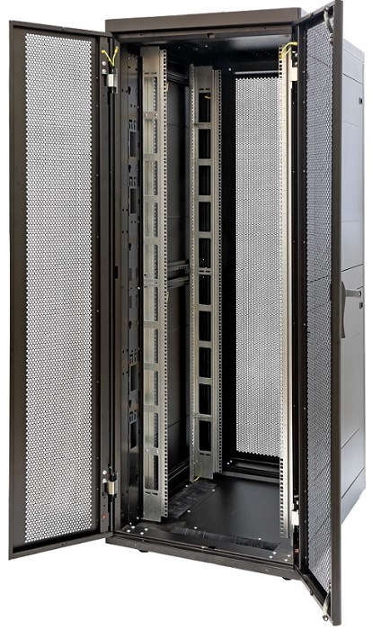 Шкаф напольный 19", 42U Eurolan 60F-42-7A-95BL 143057